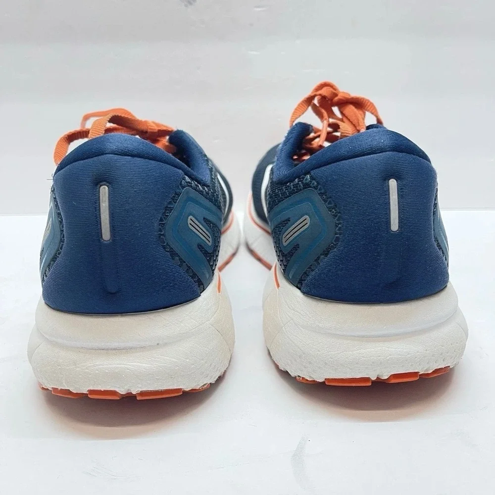 Brooks Ghost 14 Running Shoes Mens 9.5 DNA LOFT Mesh Blue Orange Solid